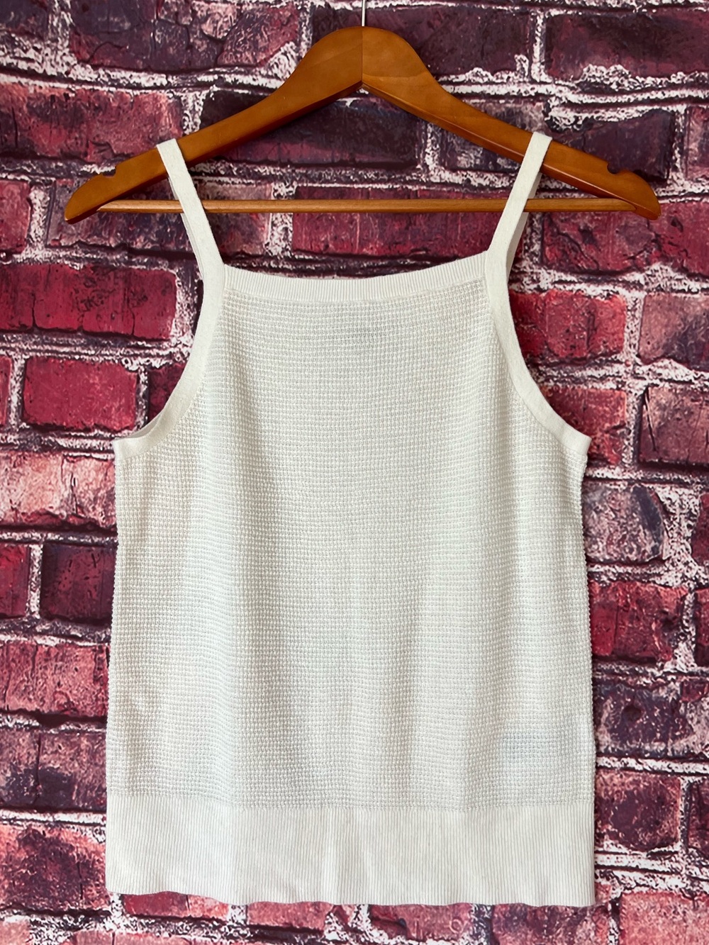 Banana Republic Hemp Organic Cotton Knit Sweater Tank Top